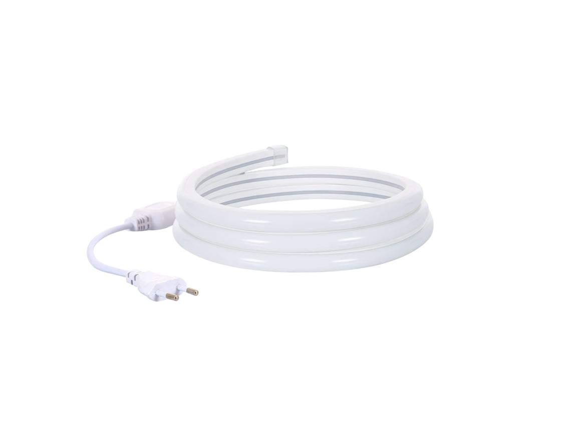 Tira Led Neón Regulable 220v Azul Semicircular 180 7.5w/m Corte 100cm Ip67 A Medida 2 M