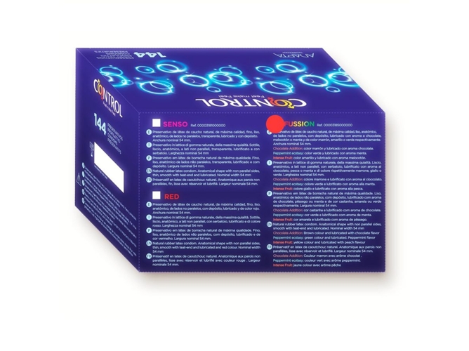 Preservativos CONTROL Adapta Fussion (144 un)