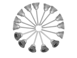 15 Mini Cepillos De Pulido De Acero Con Rueda Para Herramienta Rotativa (3*15 Mm)