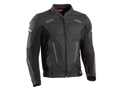 Chaqueta de Moto para Hombre IXON (2XL - Cuero - Negro)