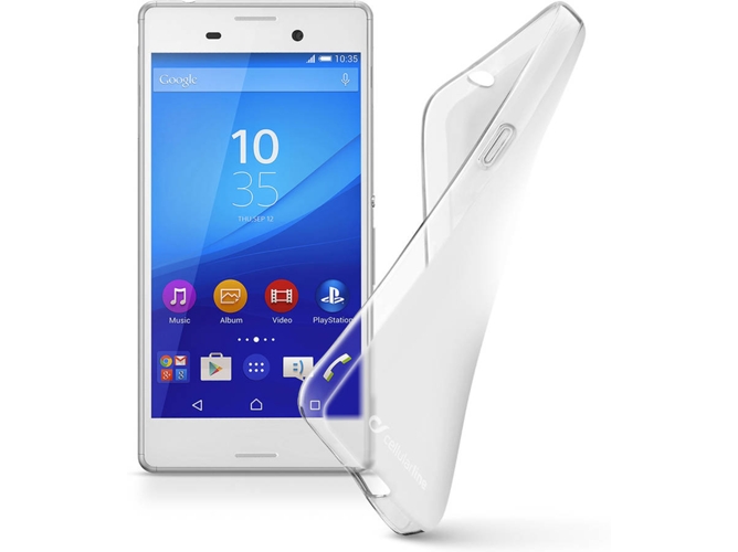Carcasa Sony Xperia M4 Aqua CELLULARLINE Shape Transparente