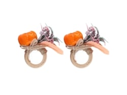 Anillo Decorativo Innovador Para Sujetar Toallas De Papel, Ideal Para Halloween, Acción De Gracias, Navidad Y Decoración De Mesas (2 Unidades).