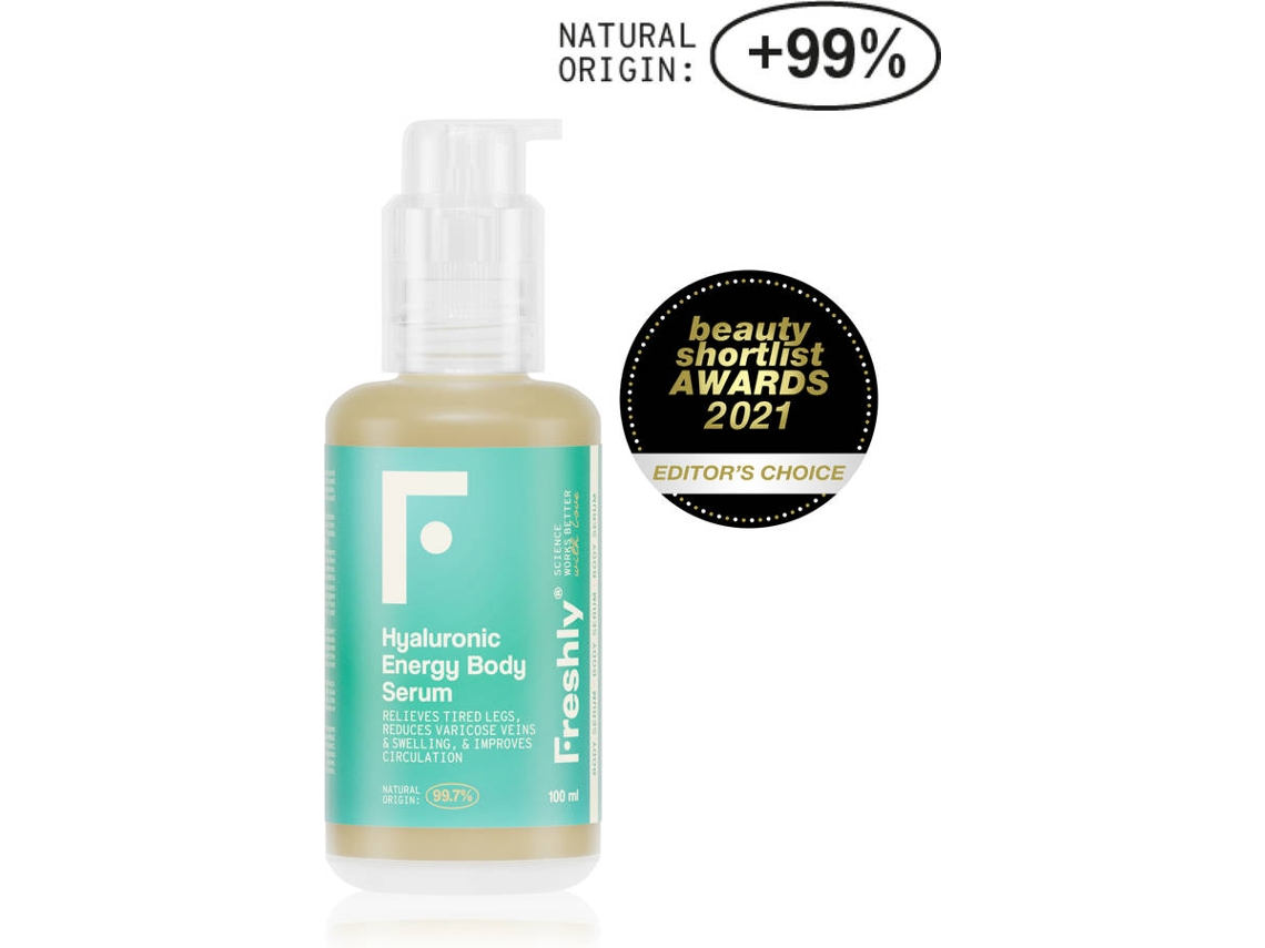 Sérum Corporal FRESHLY COSMETICS Hyaluronic Energy Body Serum (100 ml)