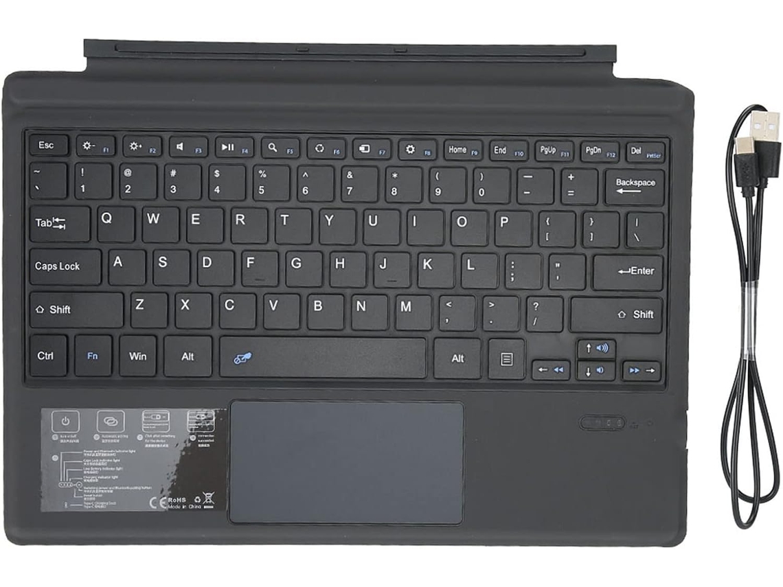 Tablet Pc Con Teclado Delgado, Alta Compatibilidad Y Panel Táctil Integrado.