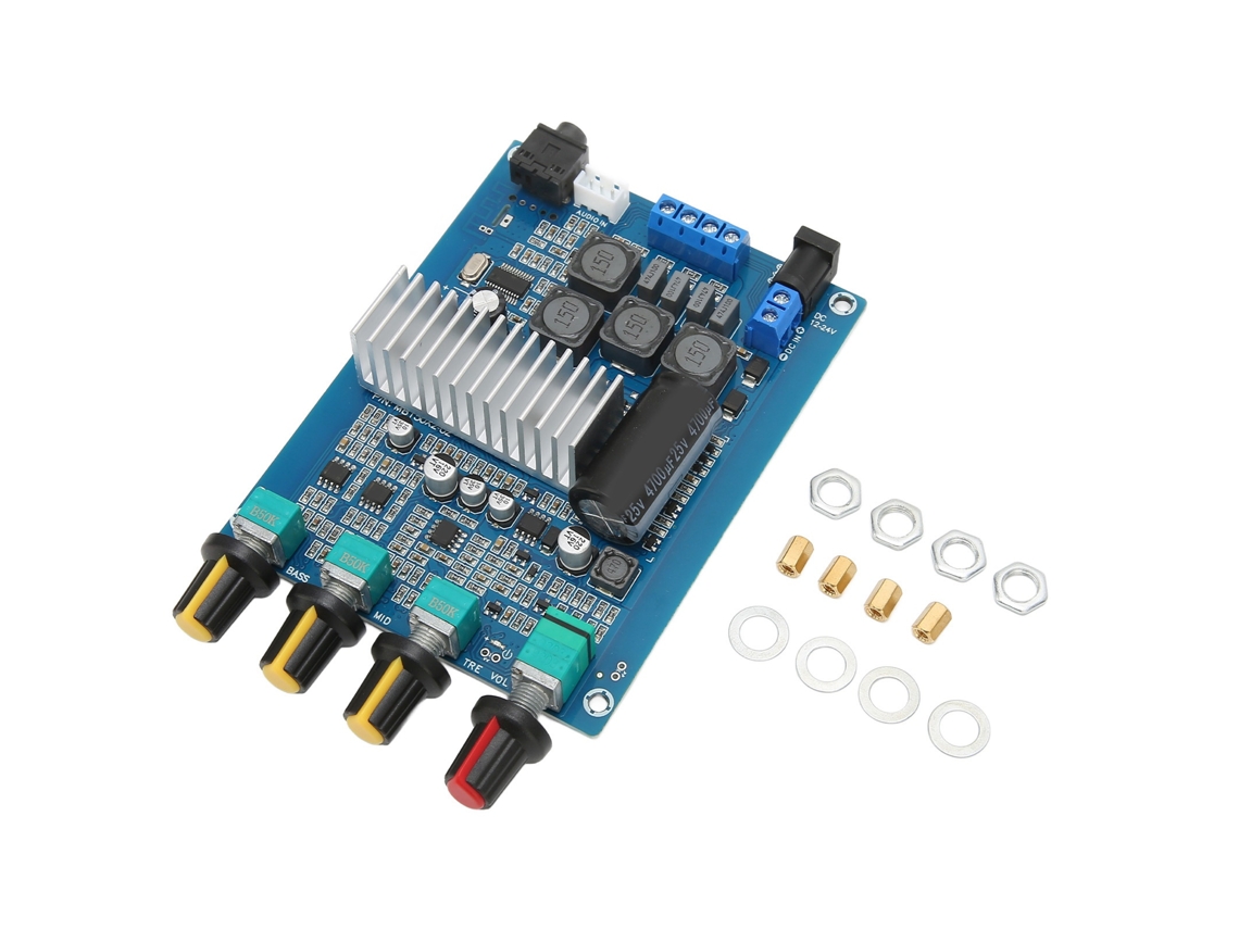 Placa De Amplificador Digital De Canal Duplo Com Bluetooth 4.2 Para Dispositivos Eletrônicos