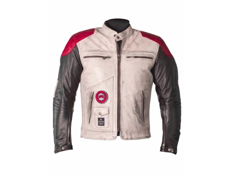 Abrigo para Hombre HELSTONS (M - Cuero - Blanco)