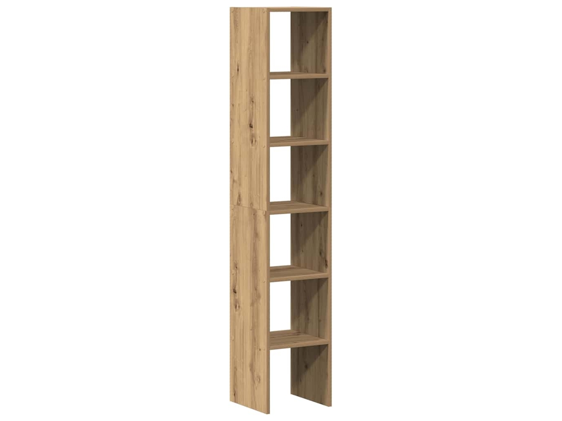 Maison Exclusive - Estanterías 2uds Apilables De Madera Ingeniería Roble Artesanal