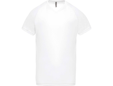Camiseta de Hombre para Deporte PROACT Multideportes Poliéster Blanco (3XL)