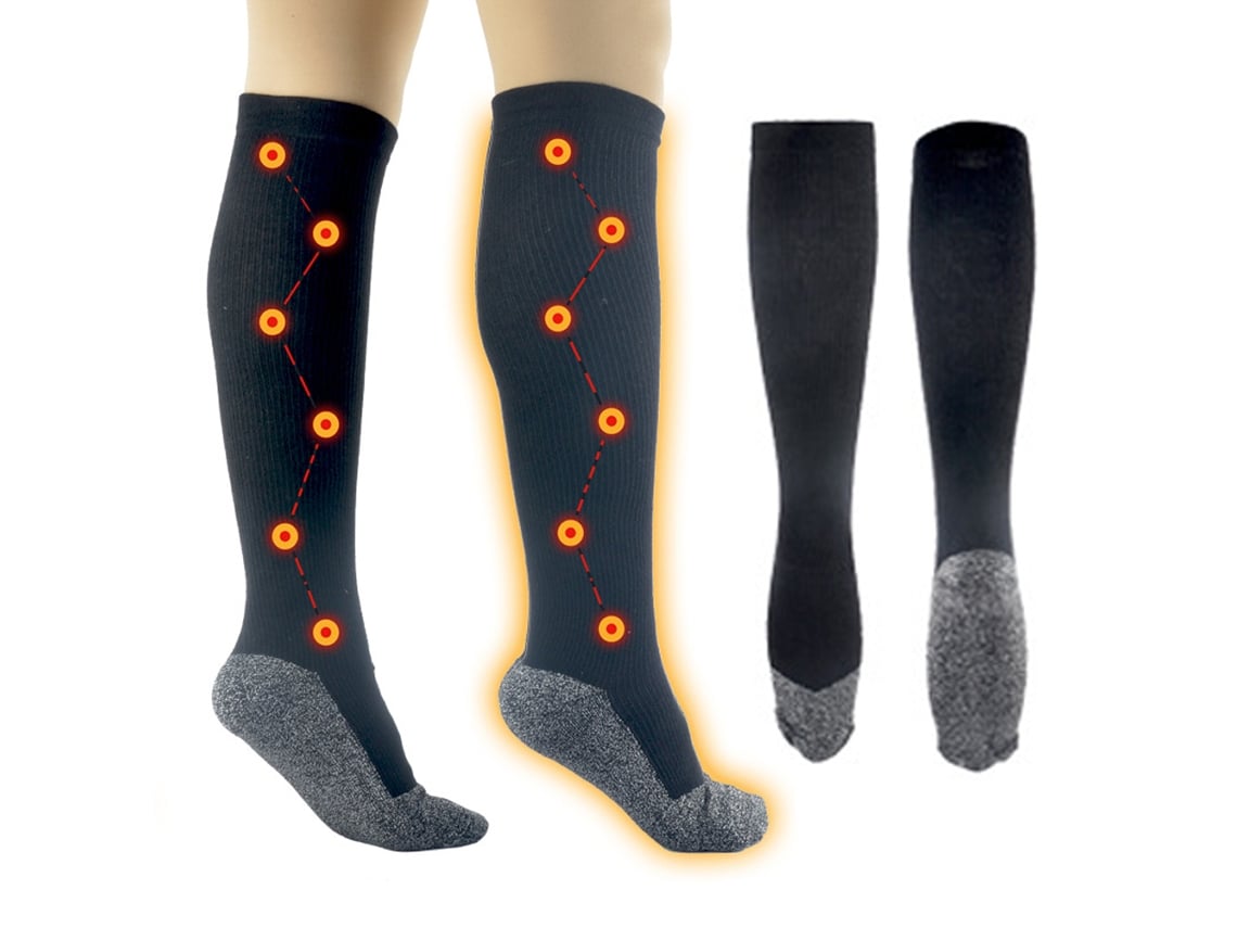 Jinwei - Calcetines térmicos de temperatura constante de 35℃ para hombre y mujer, calefactores y aislantes para invierno, esquí y Navidad.