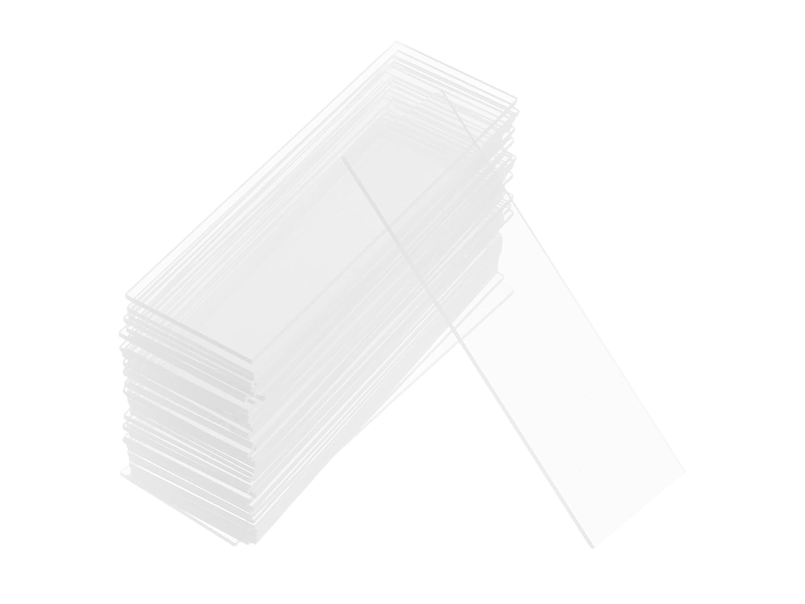 Portaobjetos De Vidrio Para Microscopio, Prelavados Y De Alta Transparencia, Paquete De 200 Unidades, Portaobjetos En Blanco.