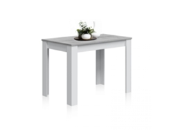 Mesa de comedor Cloe Blanco - Cemento 109 x 78 x 67cm cm