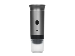Cafetera portátil 3 en 1 Yizhood, con bomba eléctrica, cápsulas concentradas, doble uso, calentable, color plateado