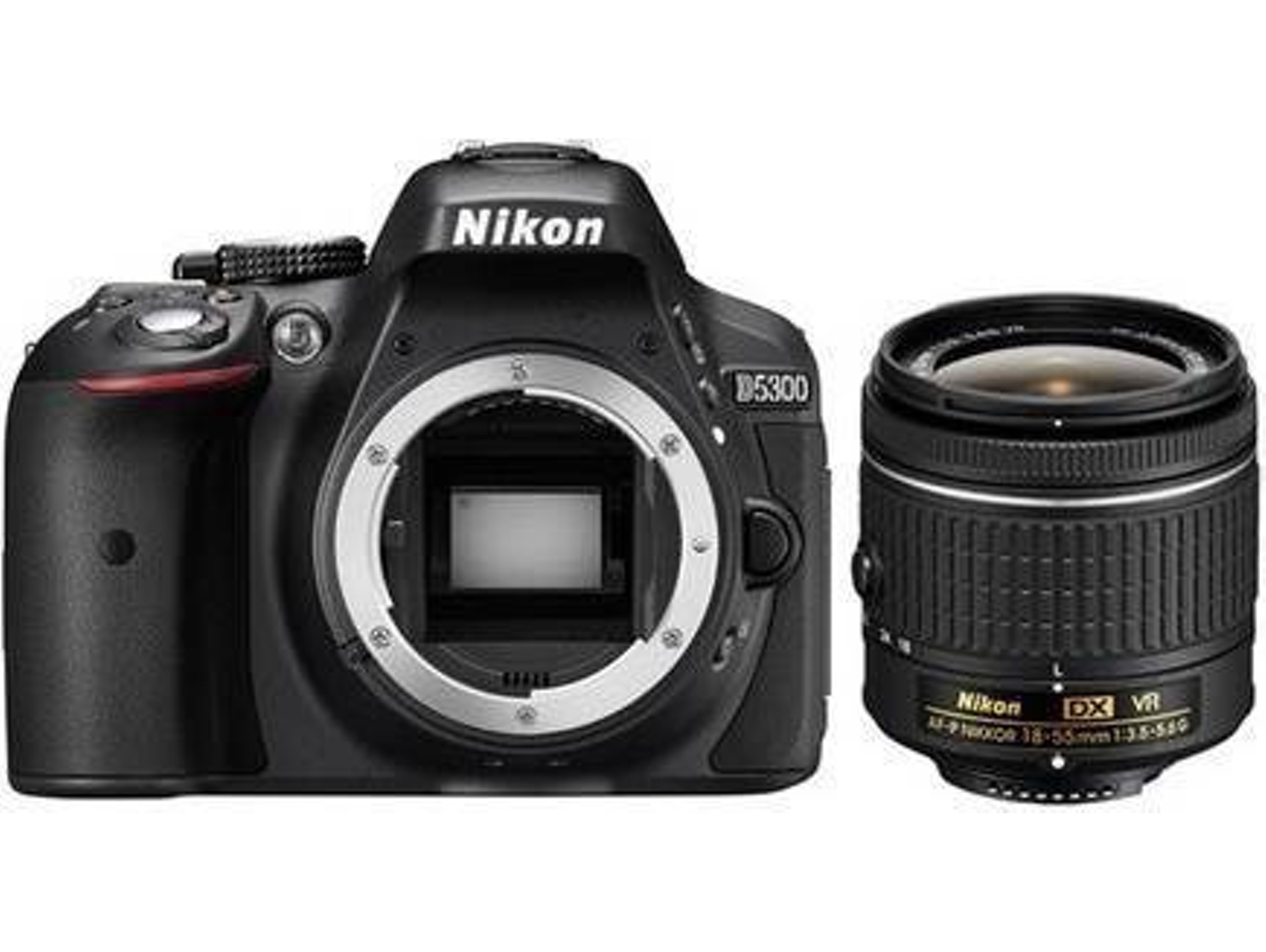 Kit Cámara Réflex NIKON D5300 + 18-55VR (24.2 MP - ISO: 100 a