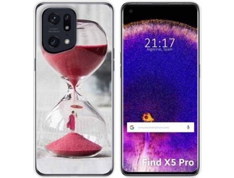 Carcasa para Oppo Find X5 Pro 5G TUMUNDOSMARTPHONE Dibujos Reloj Multicolor