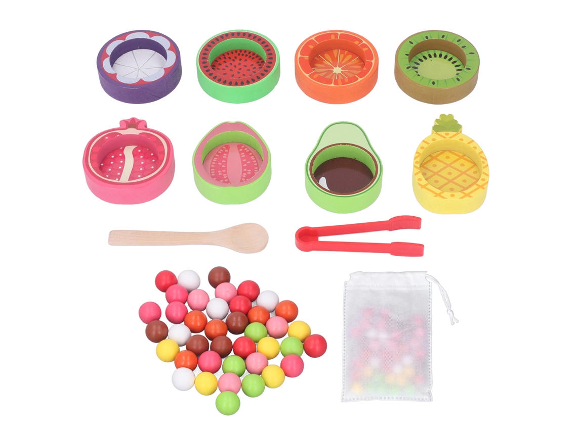 Brinquedo Educativo De Copo De Classificação Com Forma De Frutas Para Treinamento Sensorial E Aprendizagem Infantil