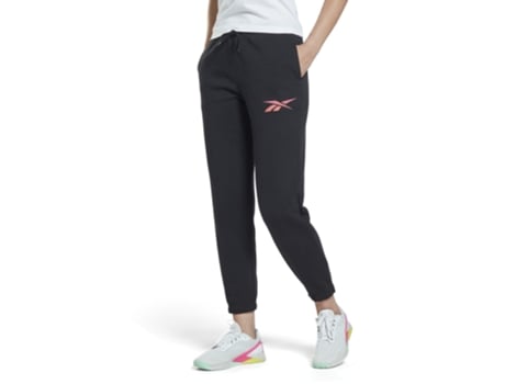 Pantalones de Mujer REEBOK Doorbuster Vector Graphic Negro (S)