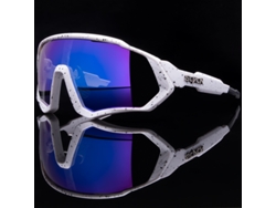 Gafas de ciclismo deportivas unisex MDUG con protección UV y lentes resistentes al viento (estilo 4)