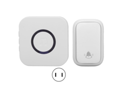 Timbre inalámbrico independiente e impermeable para el hogar, enchufe de 100-240 V (EE. UU.)
