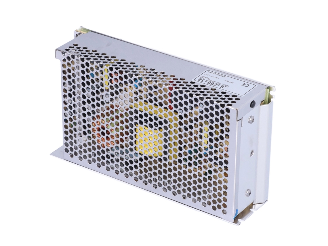 Transformador de fuente de alimentación estable de 240 V CA a 12 V CC para LED, ordenador, monitor y cámara.