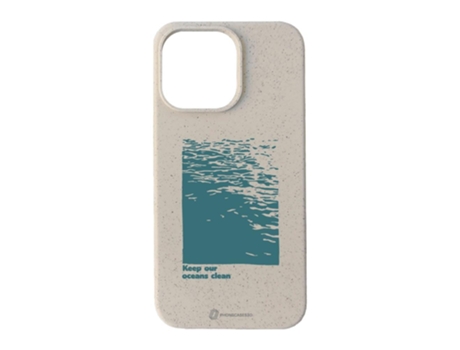 Funda Móvil Oficial Compostable Base para iPhone 15 Pro Max PHONECASES3D Blanco