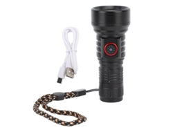 Mini Linterna Led De 1000 Lúmenes, Aleación De Aluminio, Recargable Por Usb, 5 Modos, Súper Brillante Para Emergencias Y Acampada.