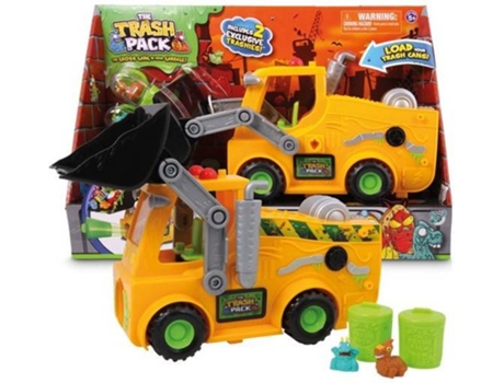 Coche GIOCHI PREZIOSI Trash Pack Vehiculo Bulldozer + 2 Figura
