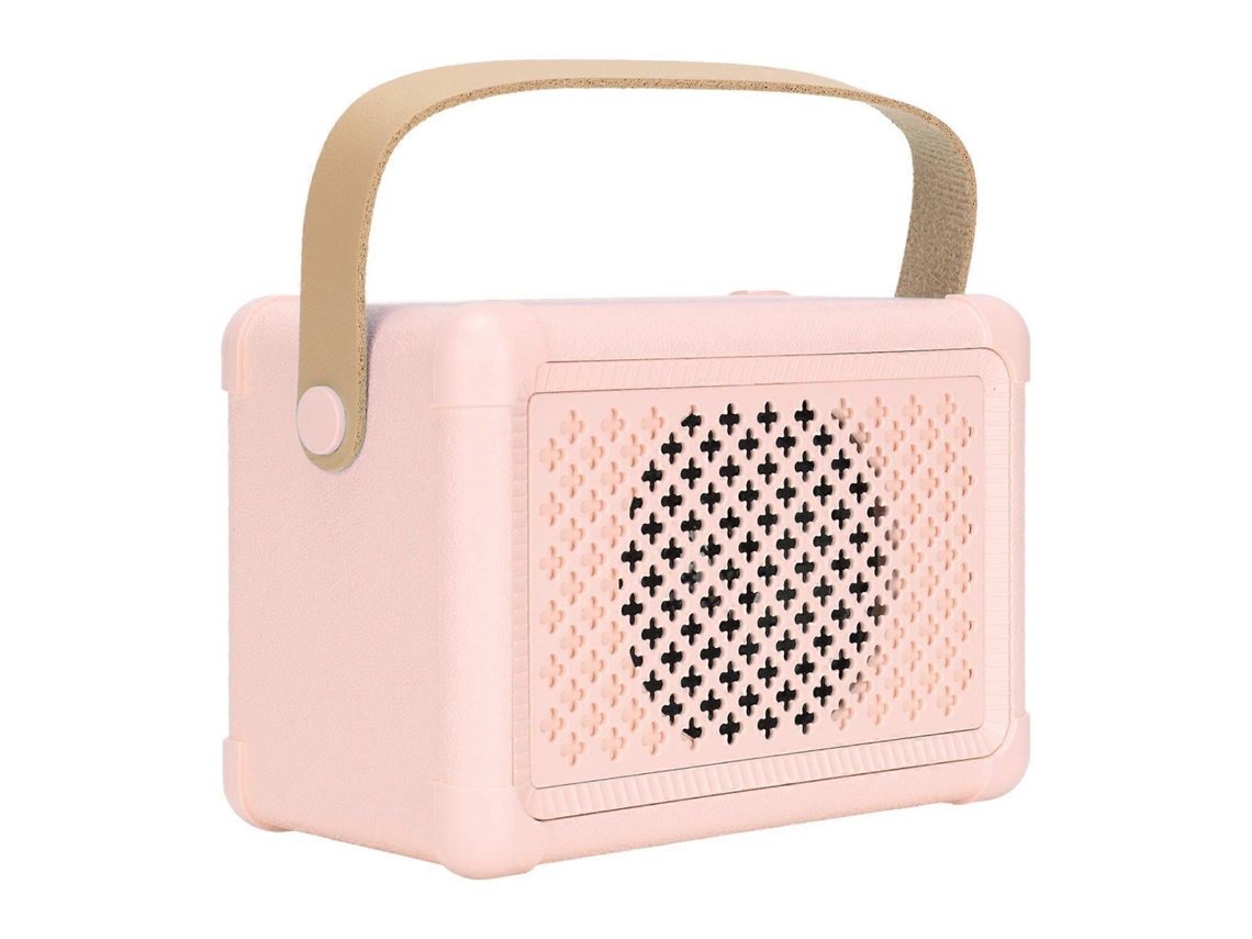 Altavoz Bluetooth retro de alta fidelidad, graves, bajo consumo de energía, transmisión rápida, multifuncional, vintage, con cable.