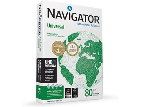 RESMA PAPEL NAVIGATOR UNIV A4 80G 400F