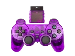 (morado) Controlador De Juego Inalámbrico, Controlador De Juego De Playstation 2, Doble Vibración.