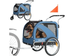 Remolque Para Mascotas Sepnine 10202b 40kg Plegable - Azul