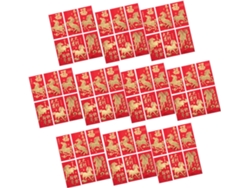 60 Sobres Rojos Para Líquidos, Diseño Creativo, Motivo De Caballo, Tradición China