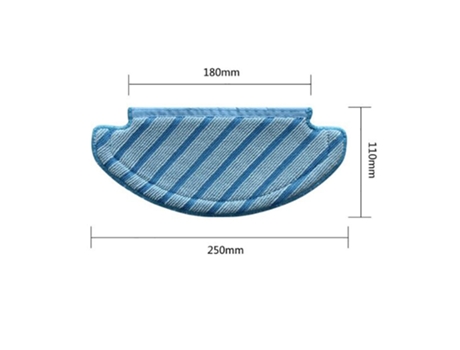 10 piezas de paños de limpieza con Kit de piezas de repuesto para Ecovacs Deebot Ozmo Kit de accesorios cepillos filtros