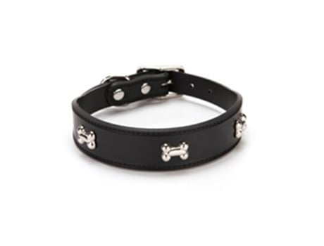 Collar para perros con soporte Collar para perros de cuero de primera calidad: brinda protección para perros aventureros