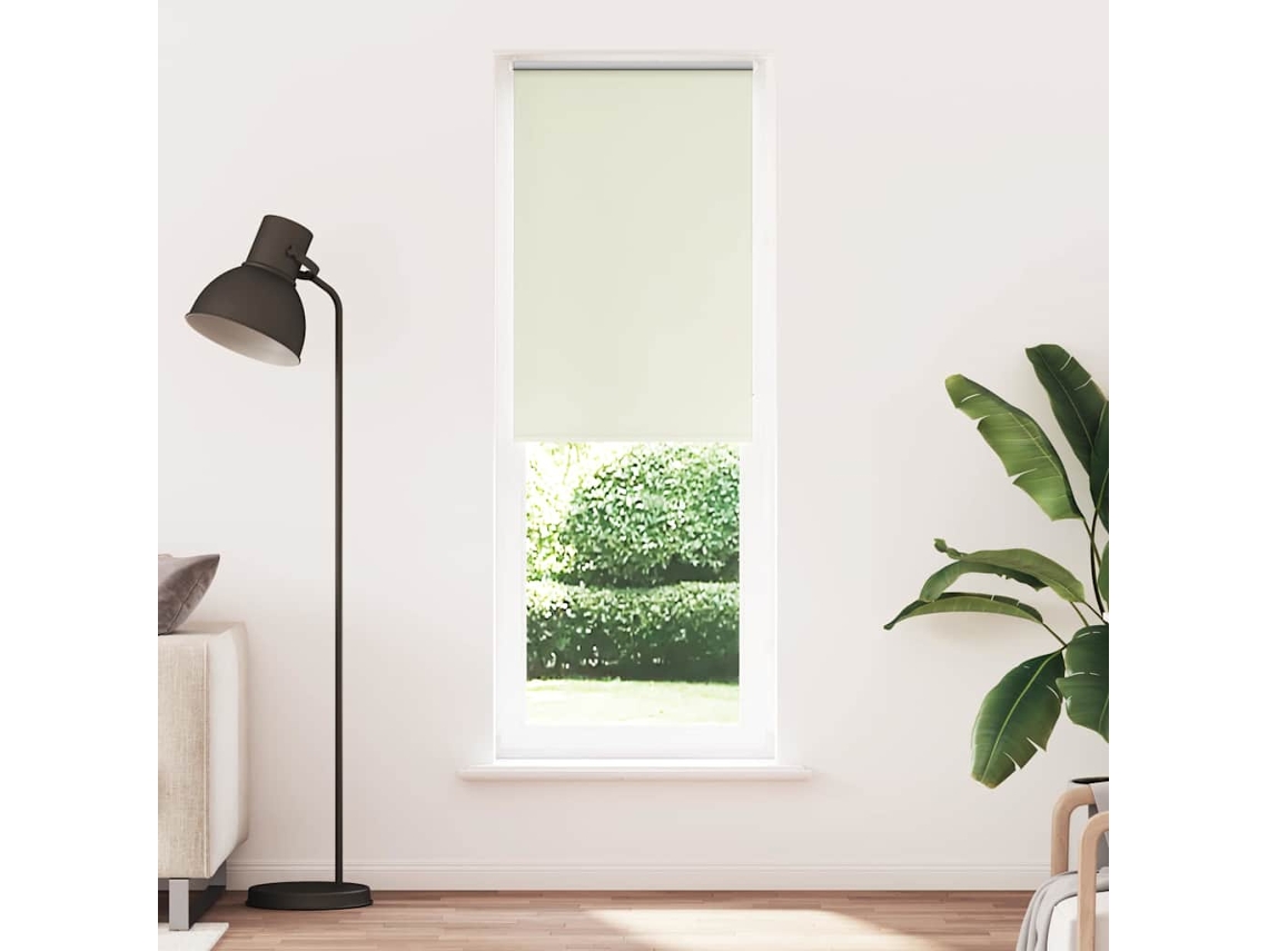 Maison Exclusive - Estor Enrollable Opaco Blanco Roto 70x210cm Tela Ancho 65,7cm