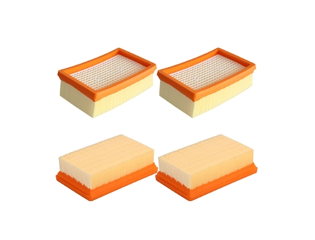 Filtros HEPA de polvo para aspiradora KARCHER MV4 MV5 MV6 WD4 WD5 WD6, piezas de filtro de limpieza en seco y húmedo 2.863-005,0/28630050