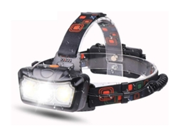 Linterna frontal LED ultrabrillante 30000 lúmenes Linterna frontal 4 modos Linterna frontal Linterna frontal Super brillante Linterna frontal impermeable Linterna frontal (Negro) YIZHOOD