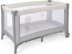 Cuna de Viaje MS Sleepy Acero, Nylon Beige (125 x 77 x 65 cm)