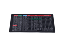 Alfombrilla de ratón con fundas de teclado antideslizantes y lavables para taller (15,7 x 35,4 pulgadas)