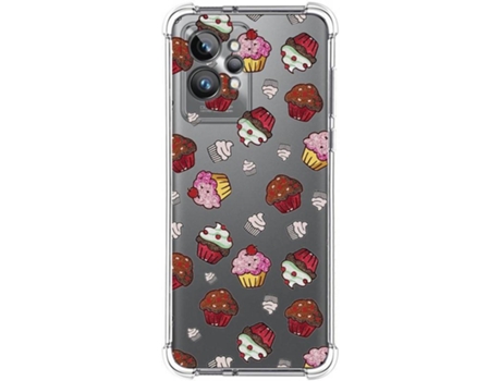 Carcasa para Realme GT 2 Pro 5G TUMUNDOSMARTPHONE Dibujos Antigolpes Muffins Multicolor
