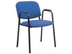 Silla de visita Ken Pro en tejido CLP azul