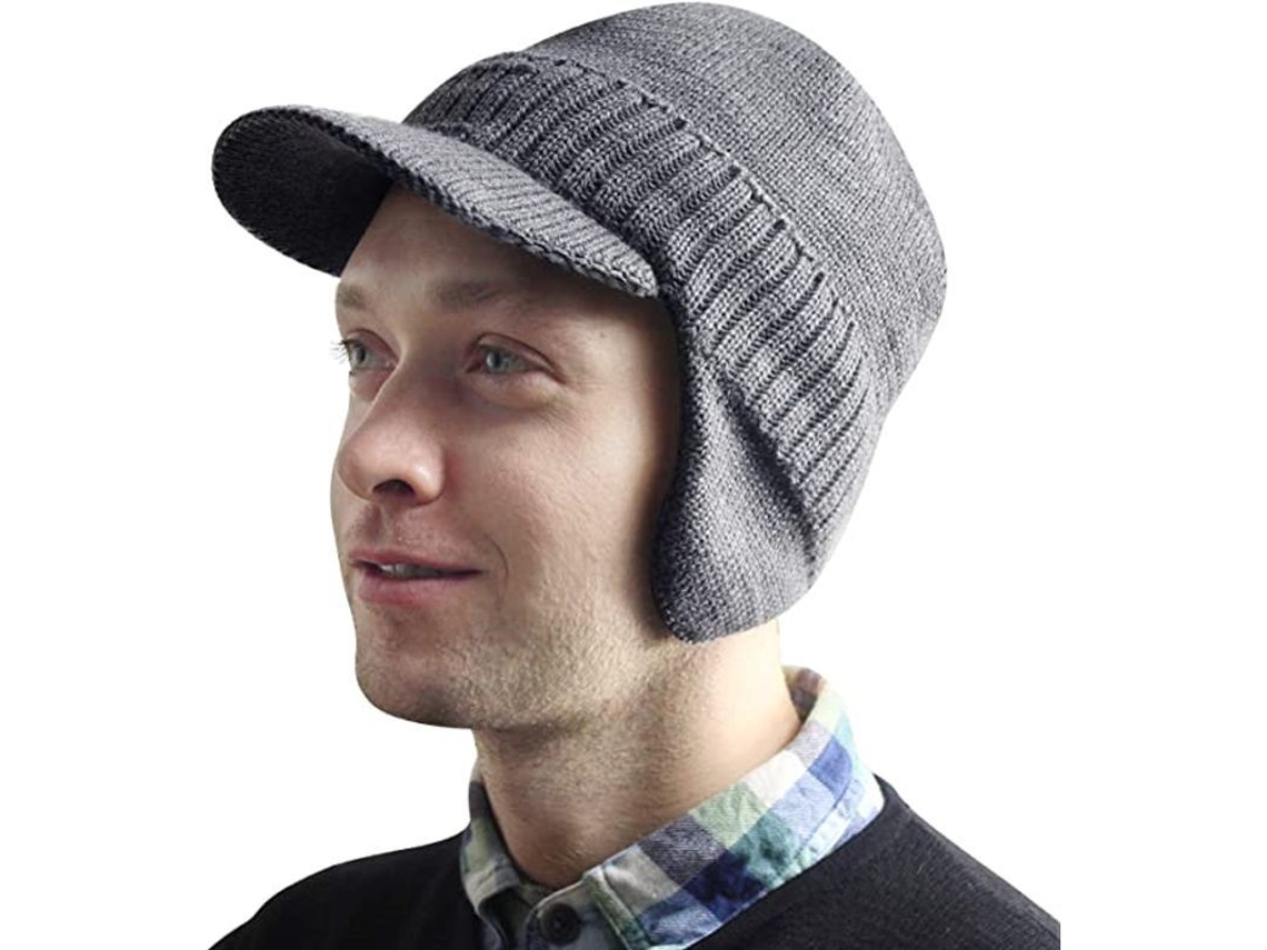 Gorra De Béisbol De Invierno Con Forro De Piel Artificial,, Calientefunda Para Deportes Al Aire Libre