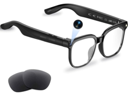 Smartglasses Ai Chatgpt Con Cámara Y Traducción (lente Transparente Lente De Gafas De Sol)
