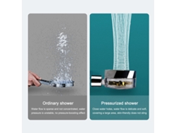 Ducha de mano presurizada económica con rotación de 360°