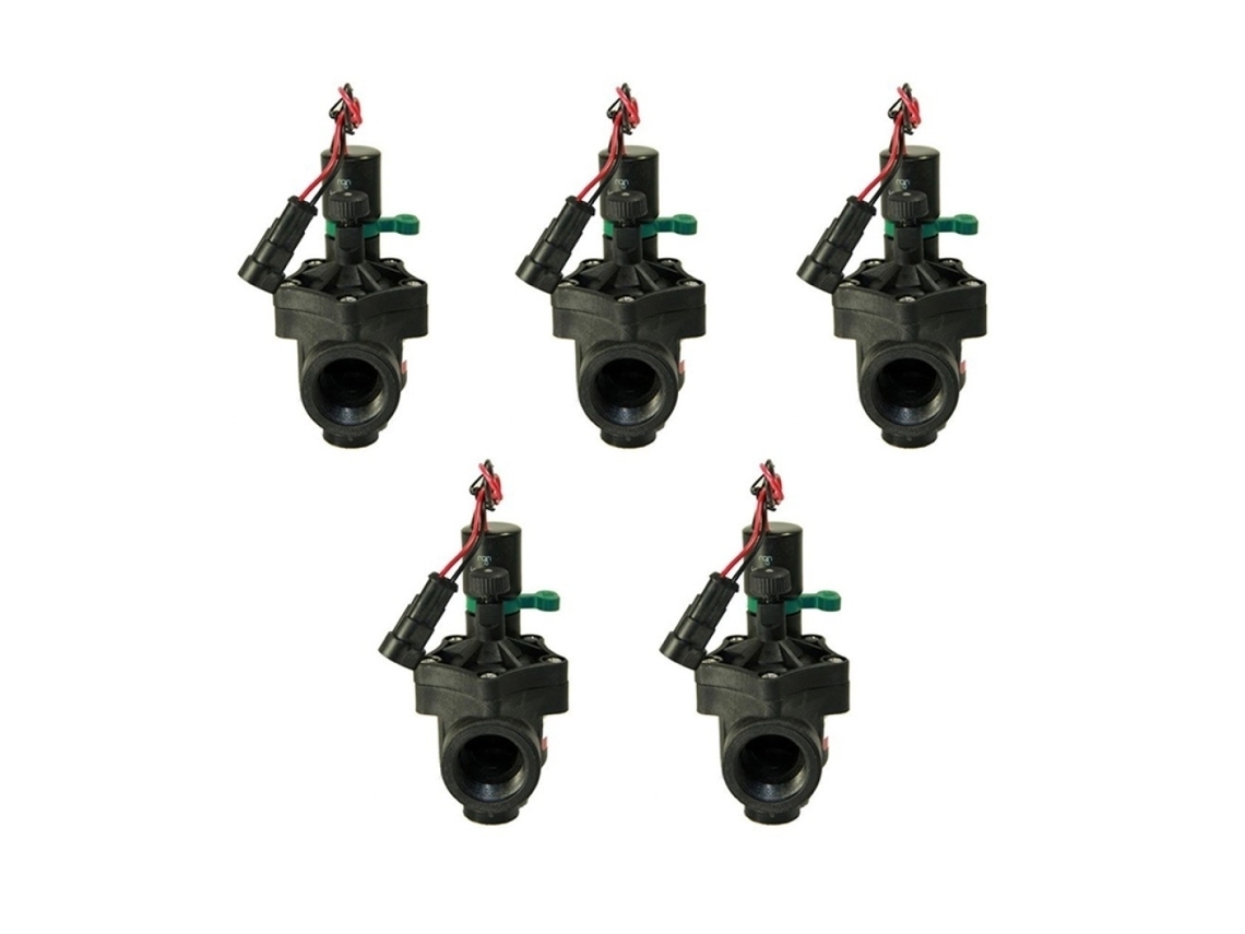 Electroválvula Rain Rn 150 9v 1 Con Regulador De Caudal (pack X 5) La Electroválvula Rain Rn 150 1h Rc 9vac Pertenece A La Gama Básica De