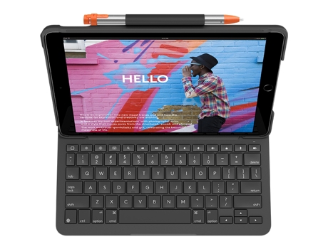 Logitech slim folio grafito bluetooth qwerty italiano