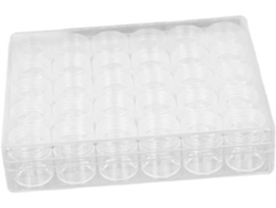 Caja Transparente Para Guardar Tarros De Crema Y Muestras De Productos De Belleza.
