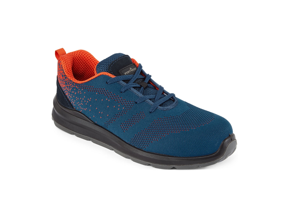 Deportivo Steelite Aire Trainer S1p: Comodidad Y Estilo Para El Trabajo Azul Naranja / 47