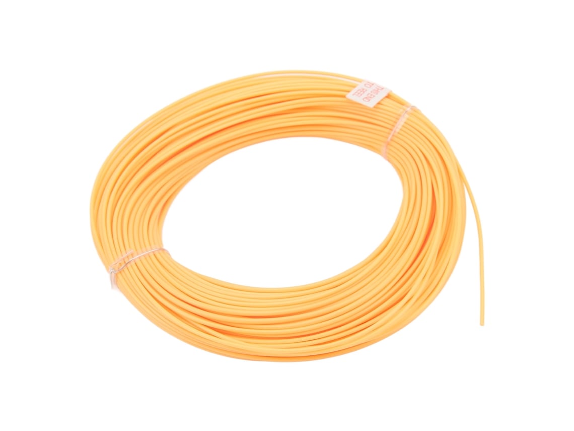 Danu26-línea De Pesca Con Mosca 30.5m 100ft Pvc Naranja Flotante Para Pesca Al Aire Libre Accesorios De Pesca