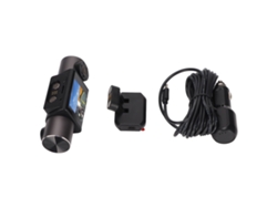Câmera Dupla De Carro 720p Visão Noturna Gps Gravador De Condução Frontal Traseira Com Suporte Magnético