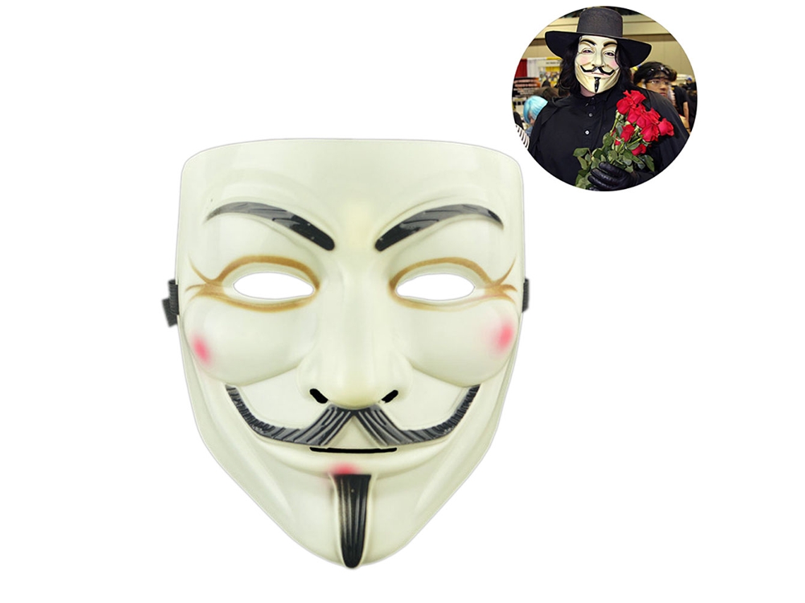 Máscara elástica de Halloween para cosplay de terror